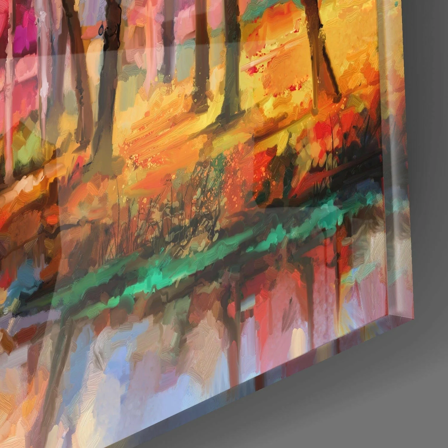 Colors of the Forest Glass Wall Art - Image 2