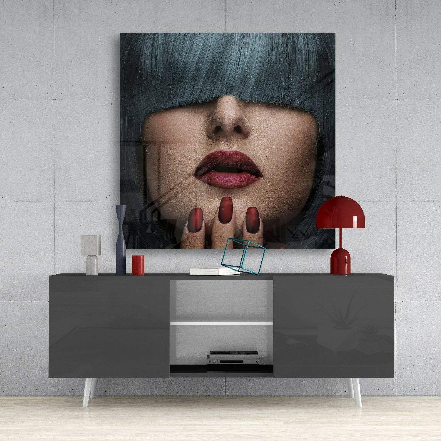 Bangs Glass Wall Art - Image 4