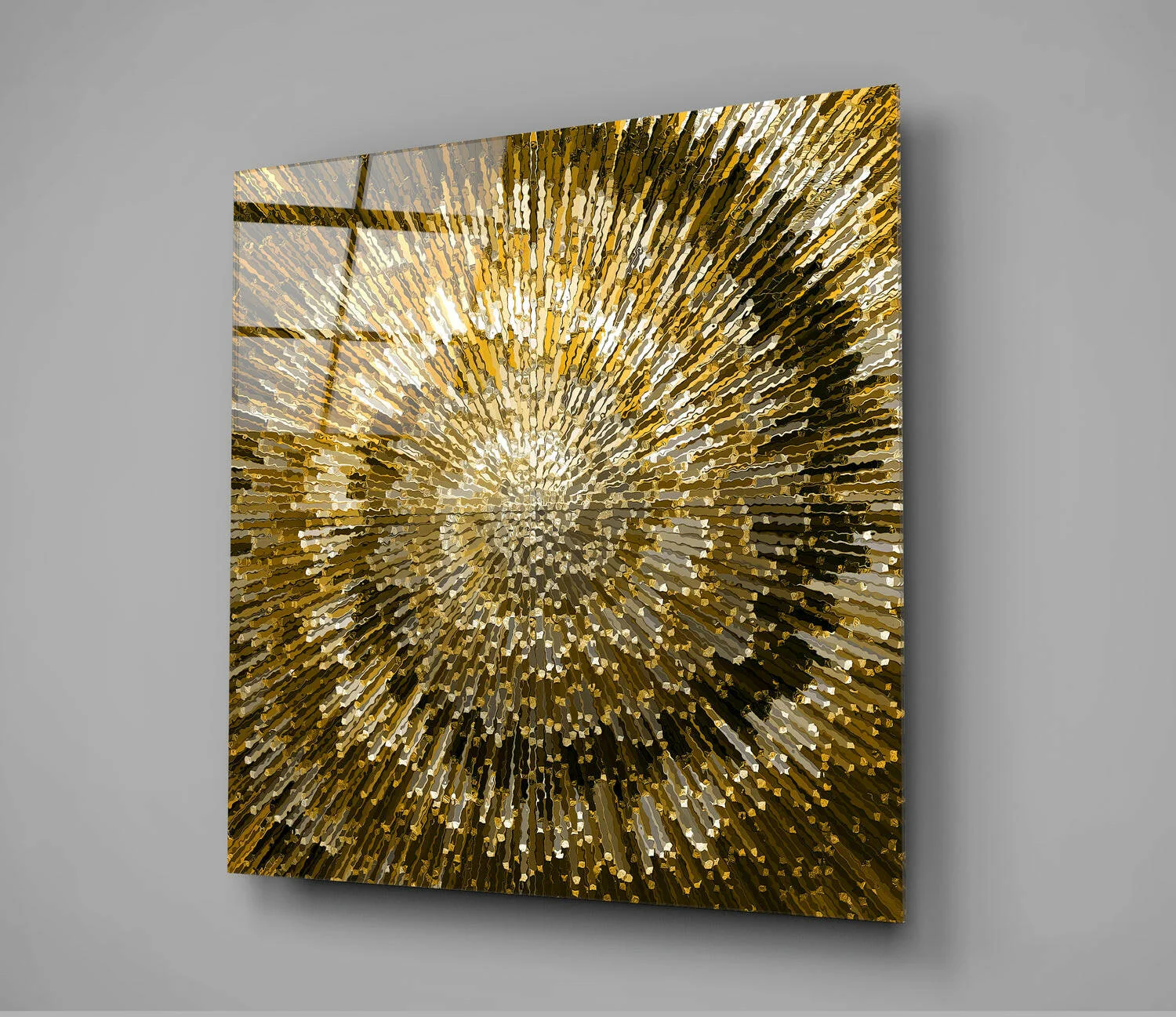 Cycle of Yellow Glass Wall Art - Image 2