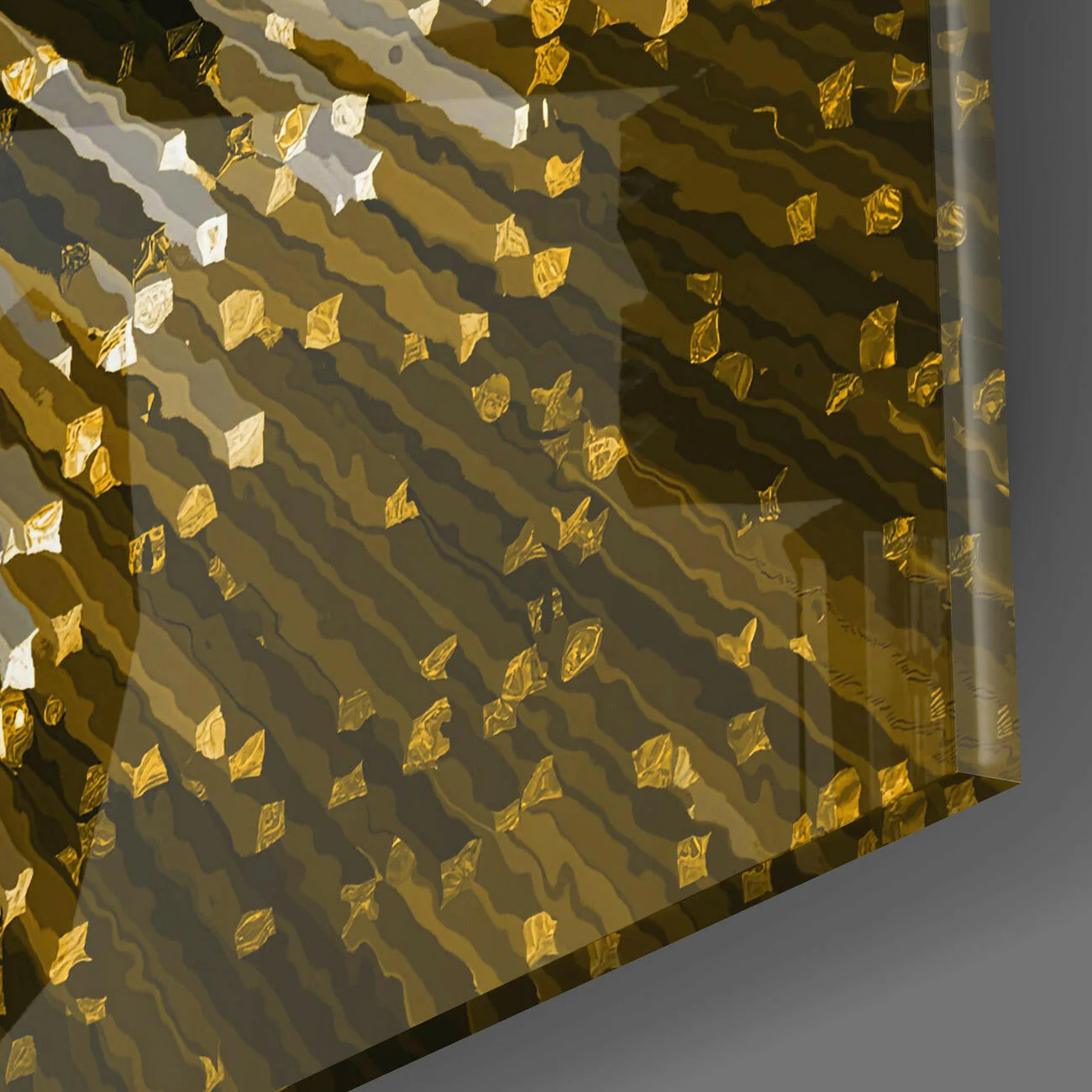 Cycle of Yellow Glass Wall Art - Image 3