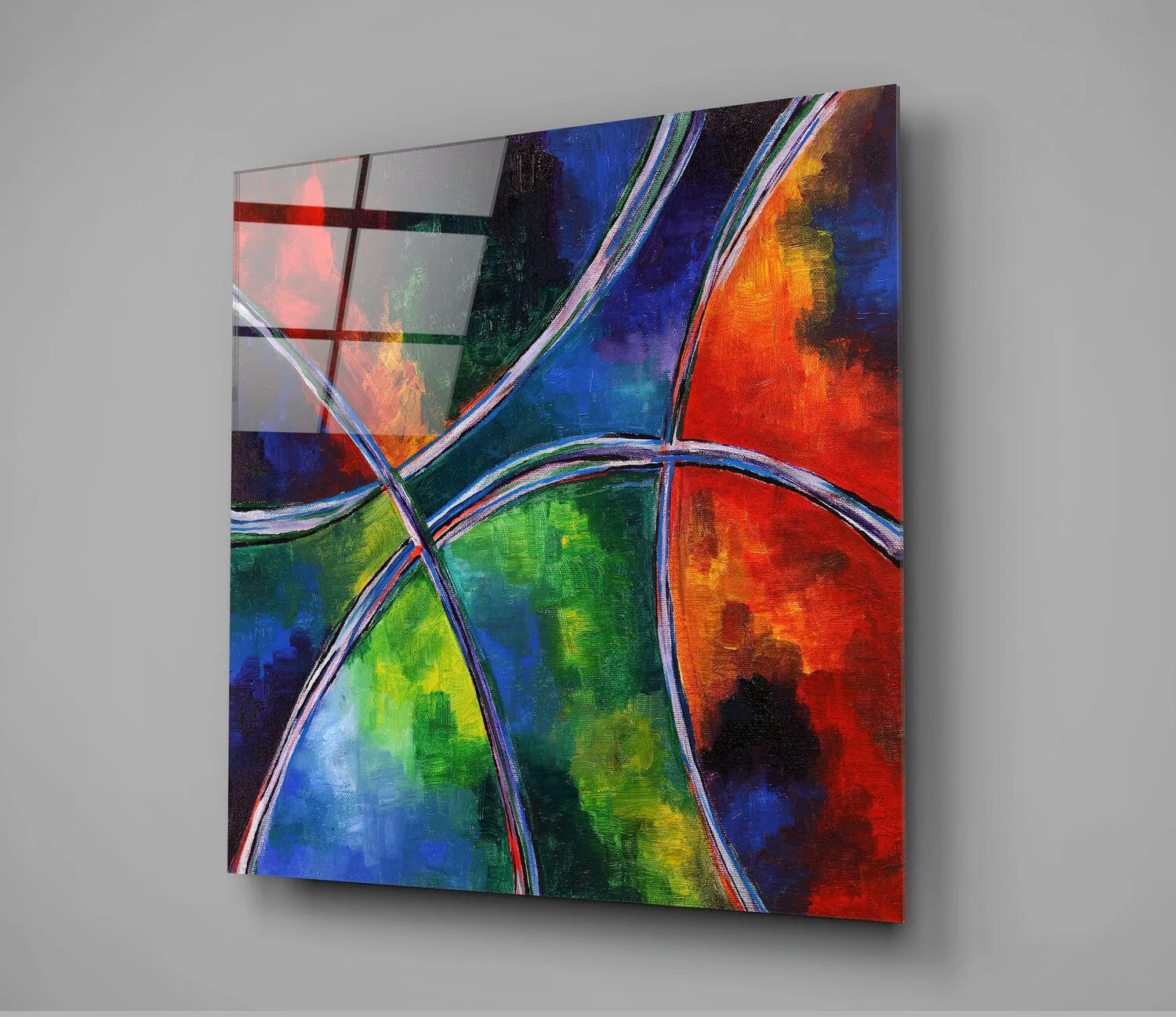 Curves Glass Wall Art - Image 2