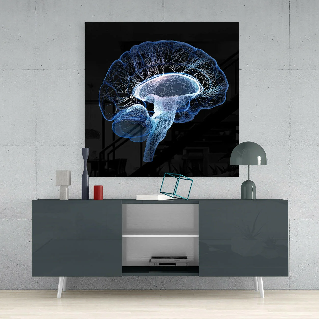 Brain Glass Wall Art - Image 4