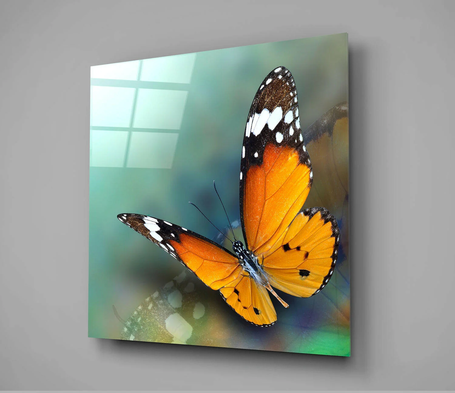 Butterfly Glass Wall Art - Image 2