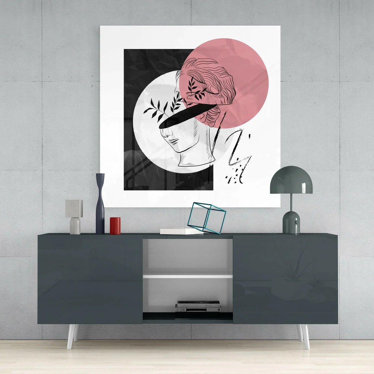 Flower Thoughts Glass Wall Art - Image 4
