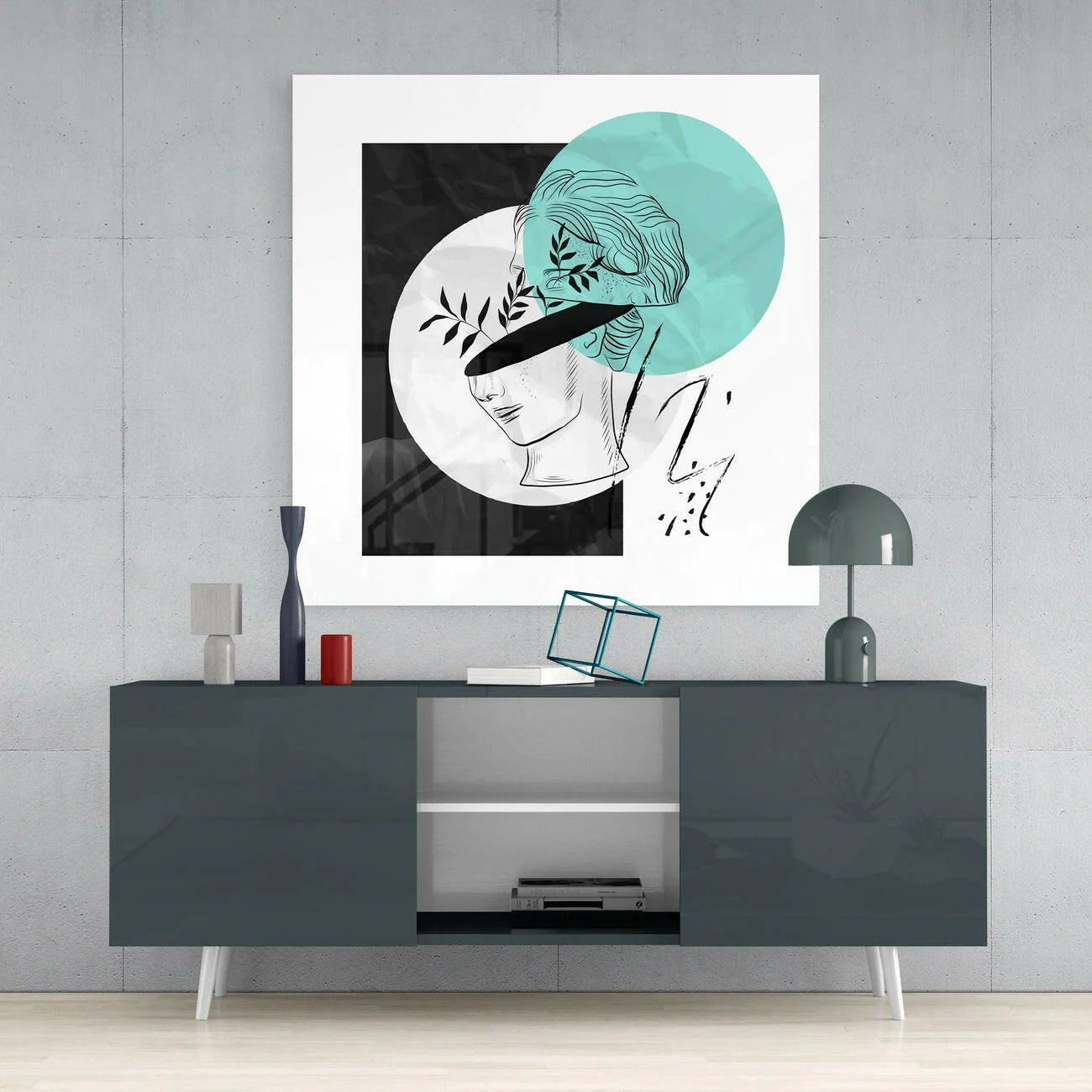 Flower Thoughts Glass Wall Art - Image 4