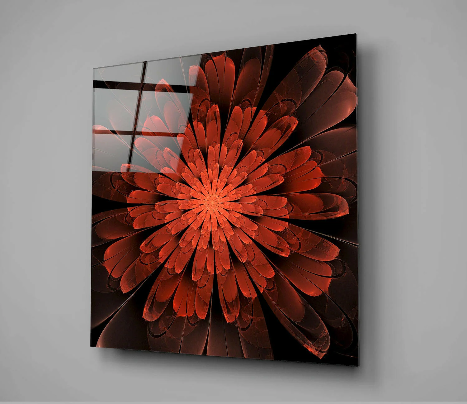 Flower Glass Wall Art - Image 2