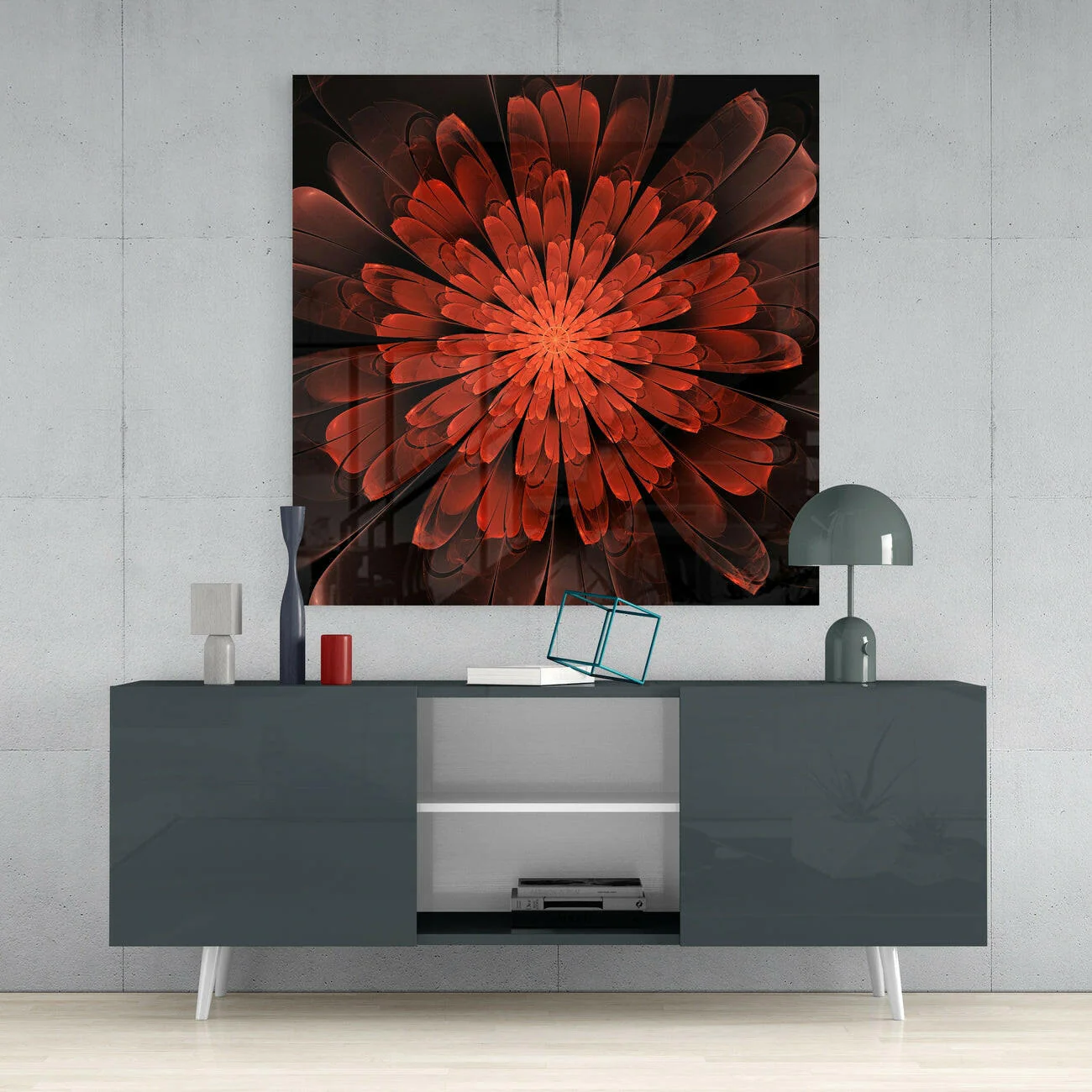 Flower Glass Wall Art - Image 4