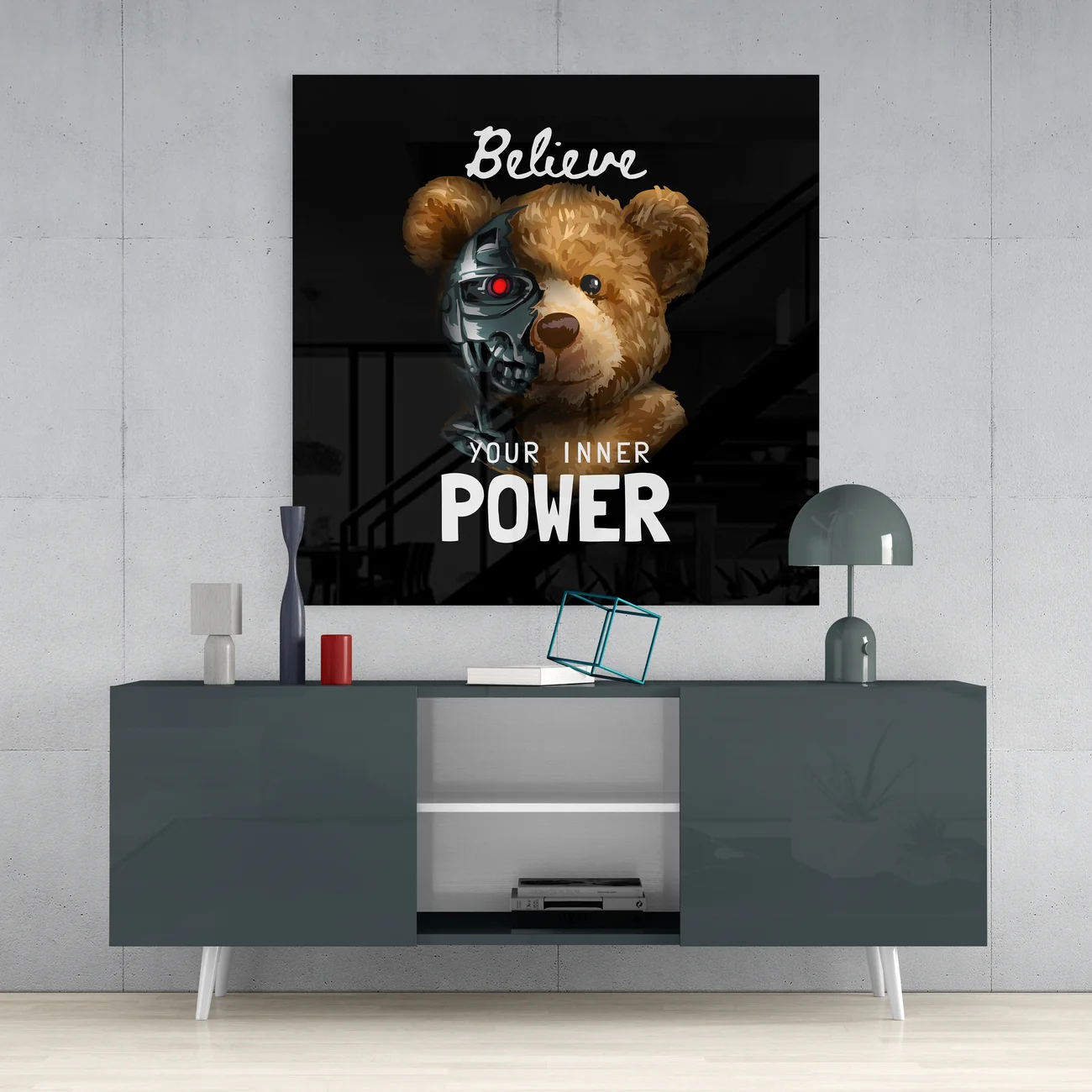 Inner Power Glass Wall Art - Image 4