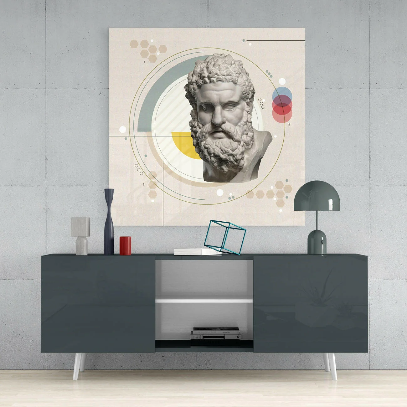 Statue Glass Wall Art - Image 4