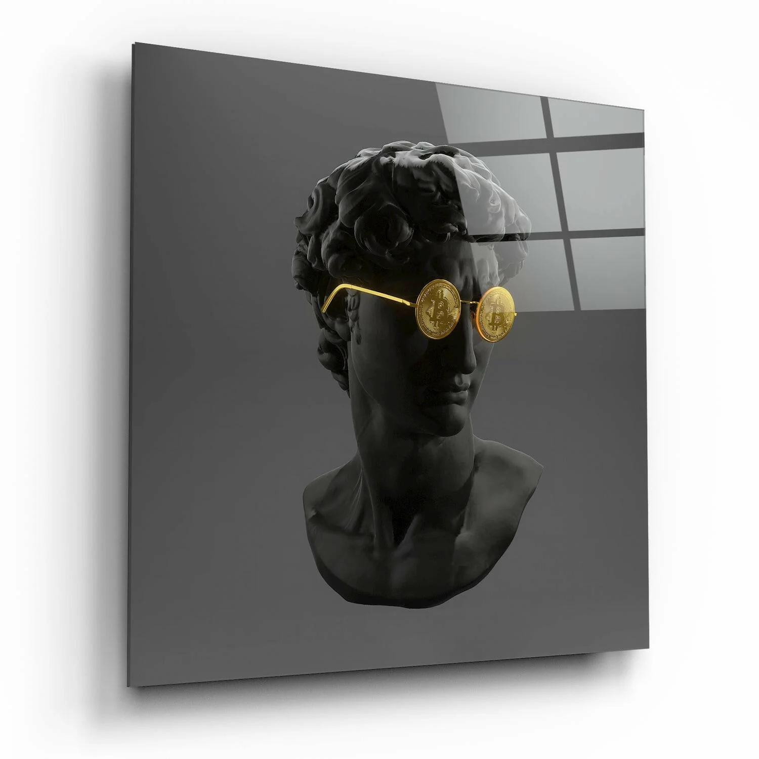 Sculpture Glass Wall Art