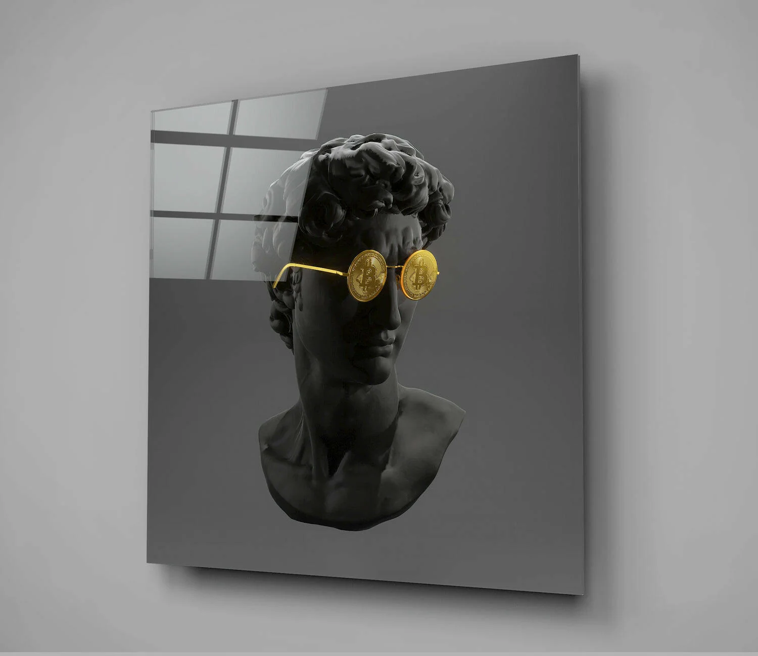 Sculpture Glass Wall Art - Image 2