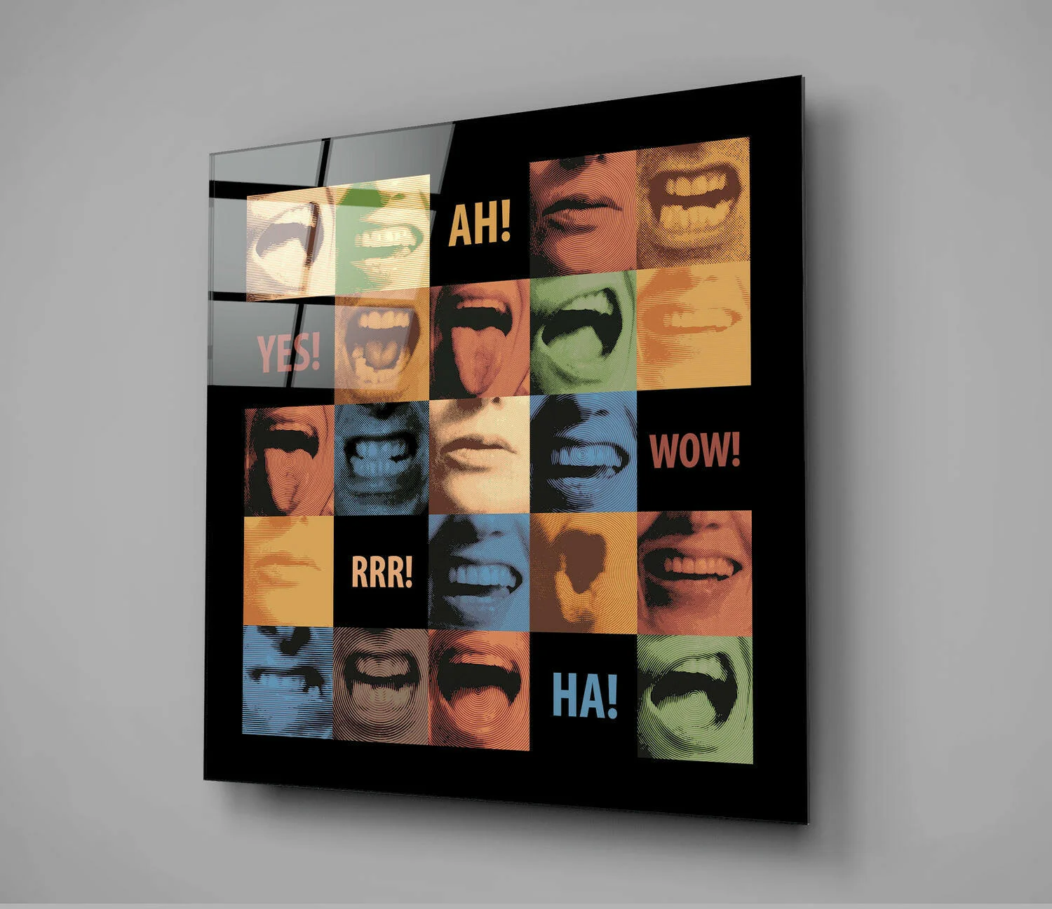 Feelings Glass Wall Art - Image 2