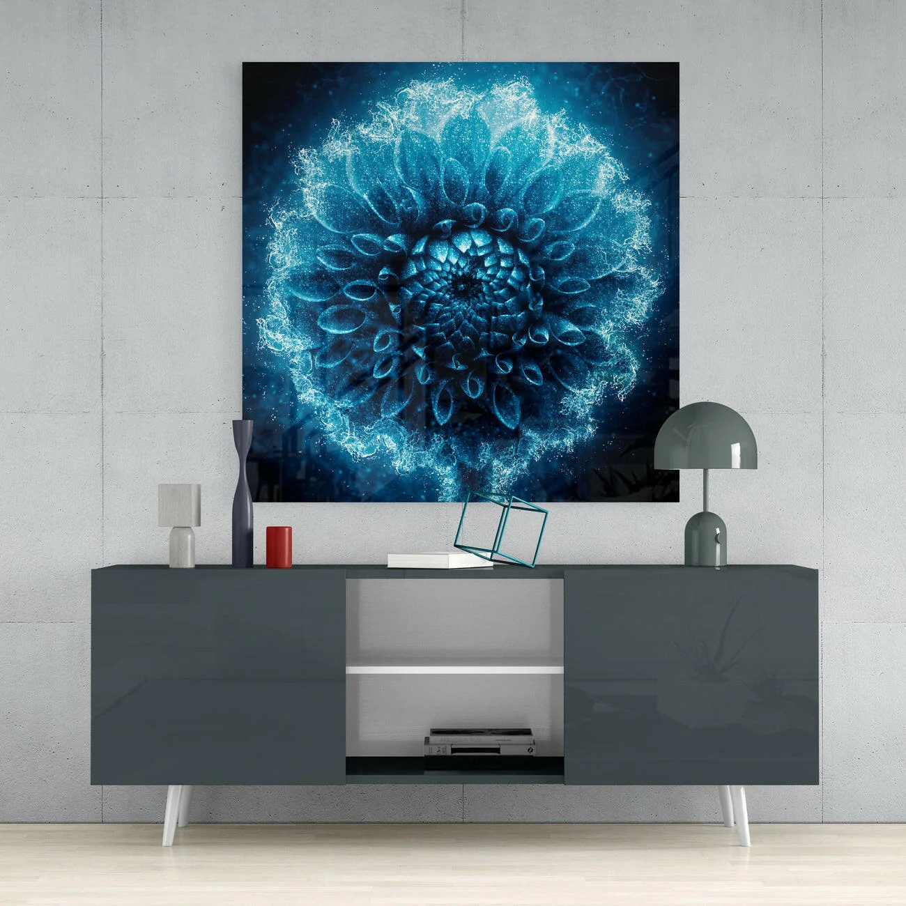 Flower Glass Wall Art - Image 4