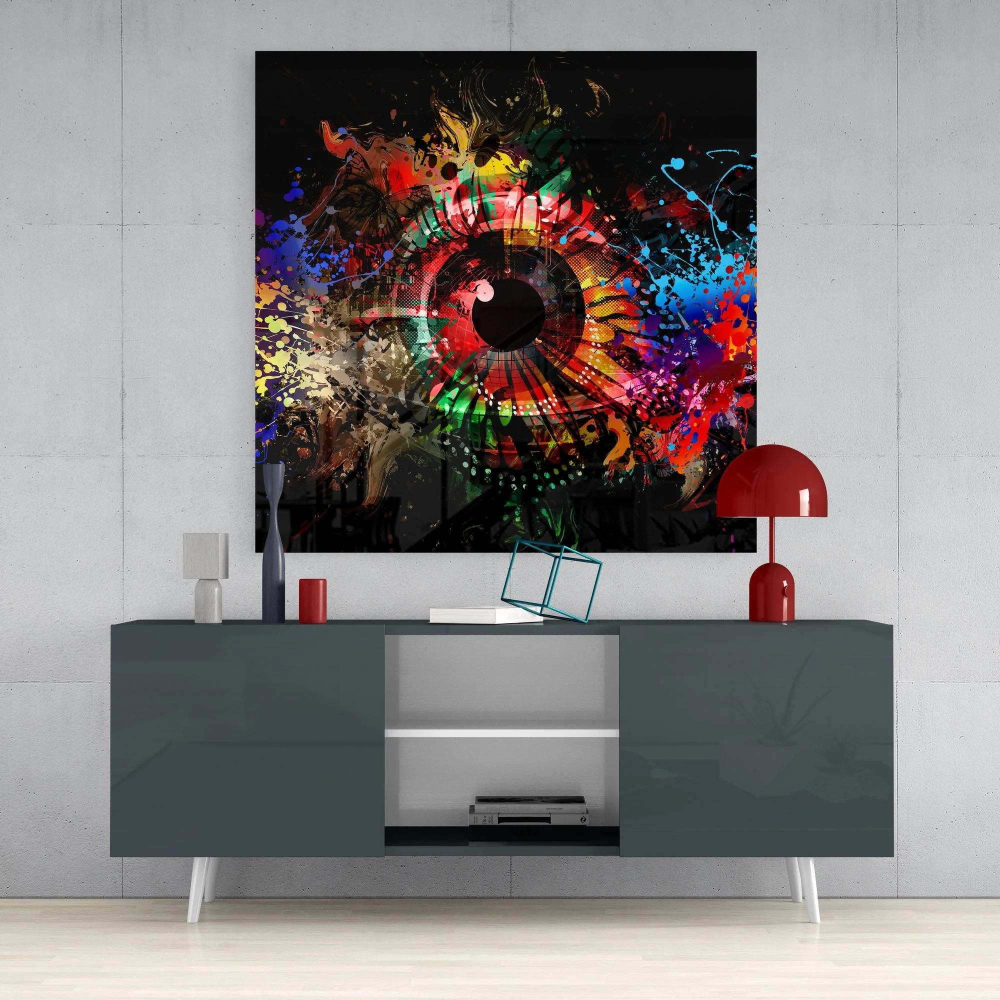 Illustration Eye Glass Wall Art - Image 4