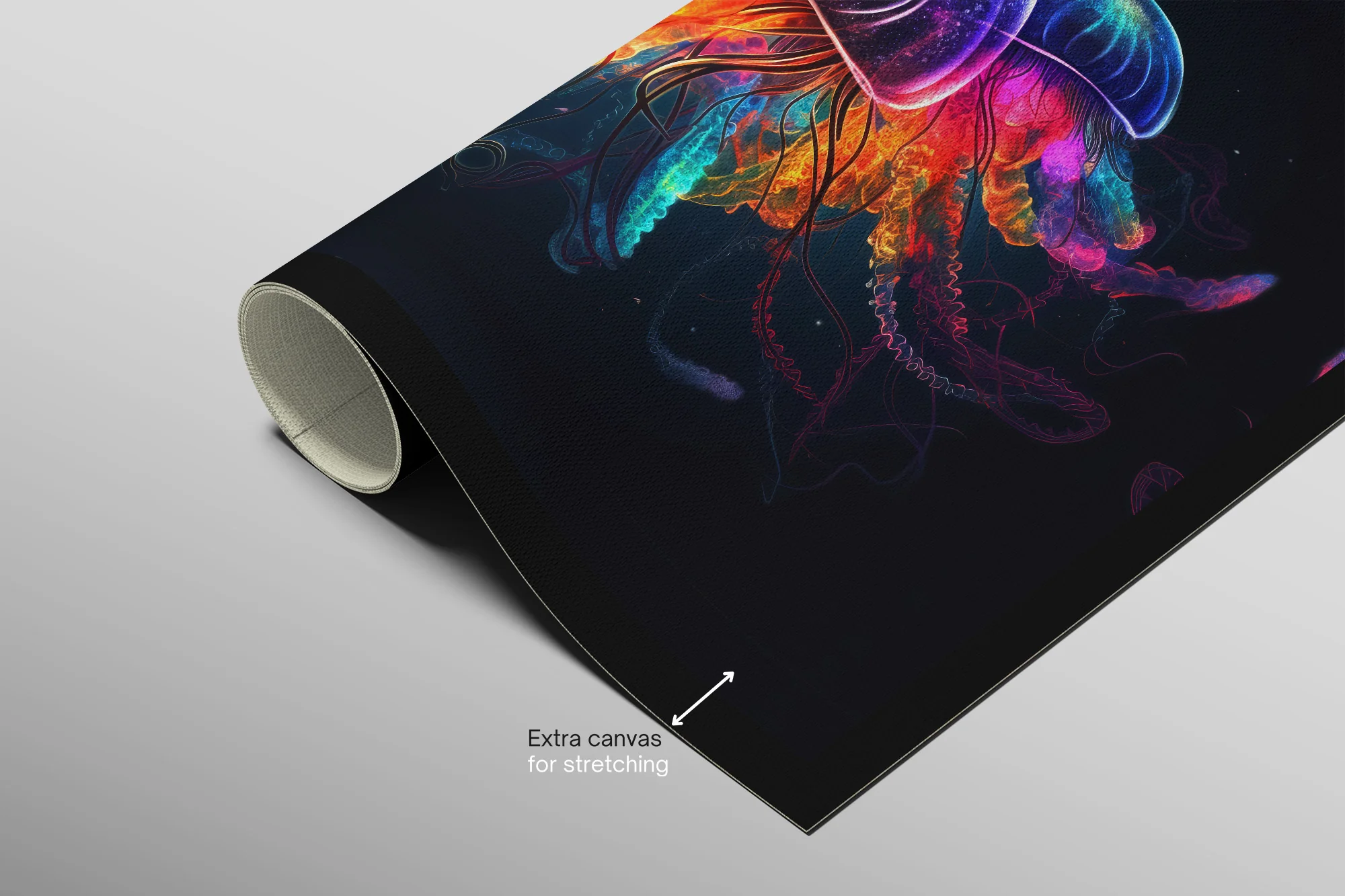 Luminescent Deep-Sea Duo — 3D Haptic Embossed High-Gloss Luxury Wall Art - Image 7