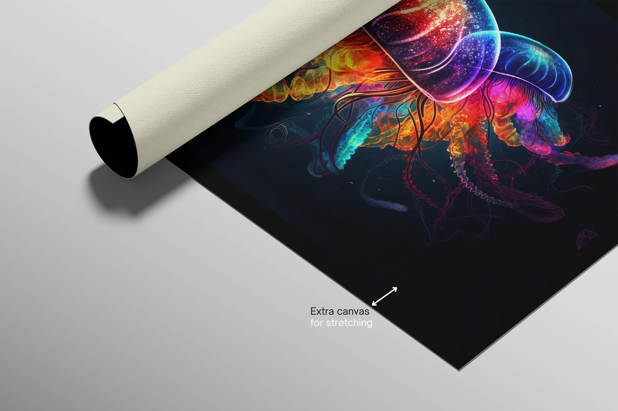 Luminescent Deep-Sea Duo — 3D Haptic Embossed High-Gloss Luxury Wall Art - Image 8