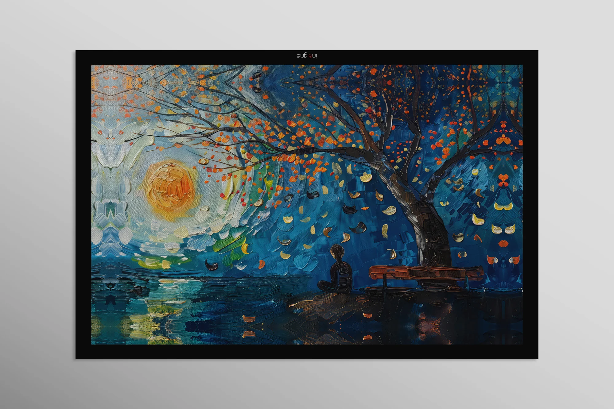Lunar Serenade — Haptic 3D Embossed + High-Gloss Lacquer Print - Image 11