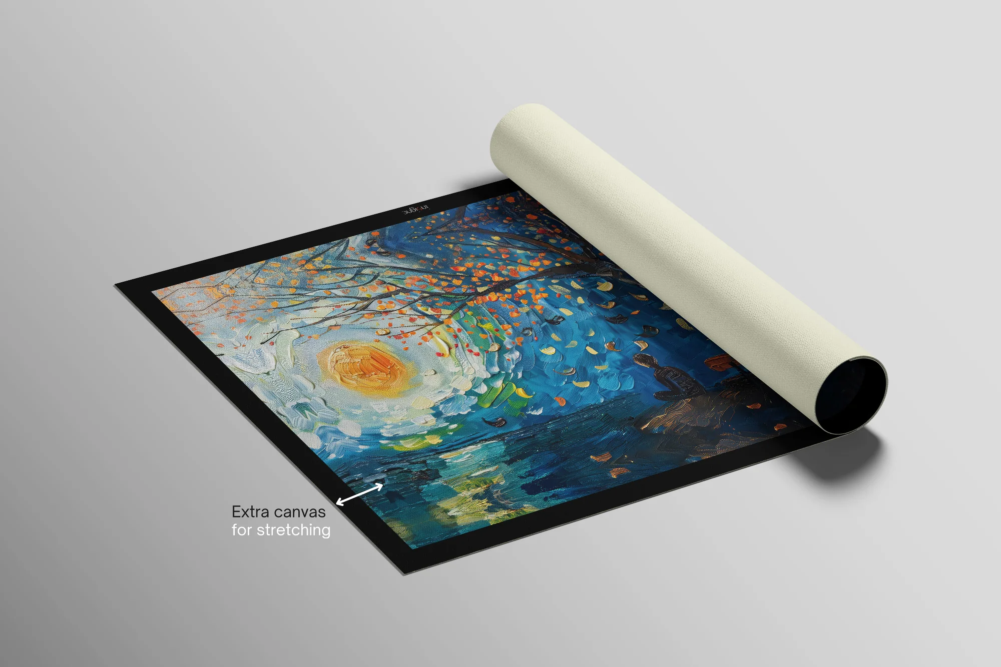 Lunar Serenade — Haptic 3D Embossed + High-Gloss Lacquer Print - Image 8