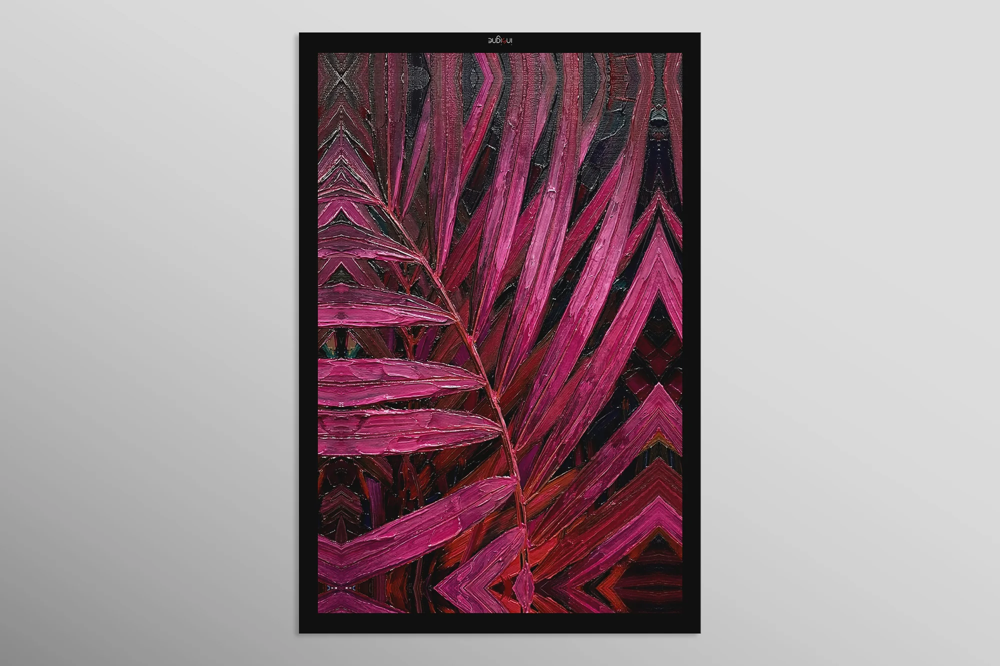 Magenta Midnight Frond — A Sculpted Pulse of Tropical Velvet - Image 11