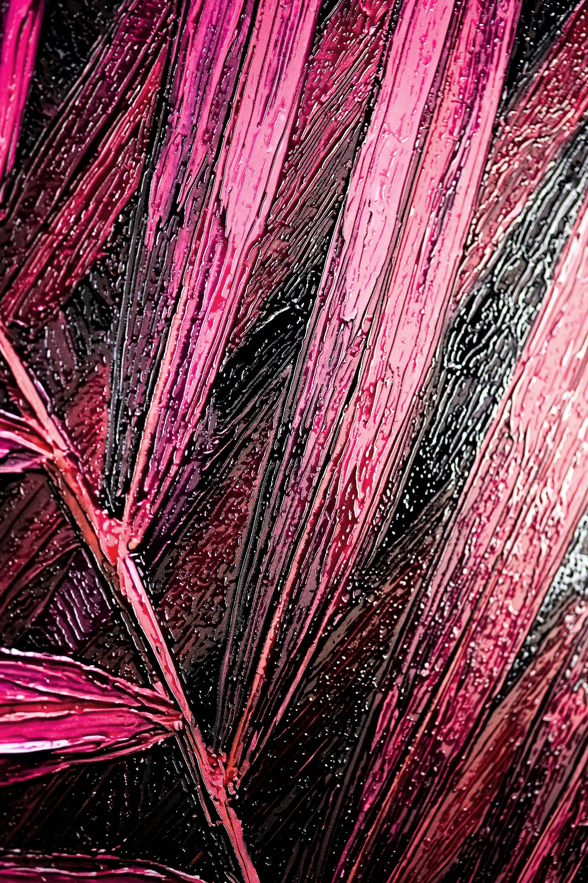 Magenta Midnight Frond — A Sculpted Pulse of Tropical Velvet - Image 6