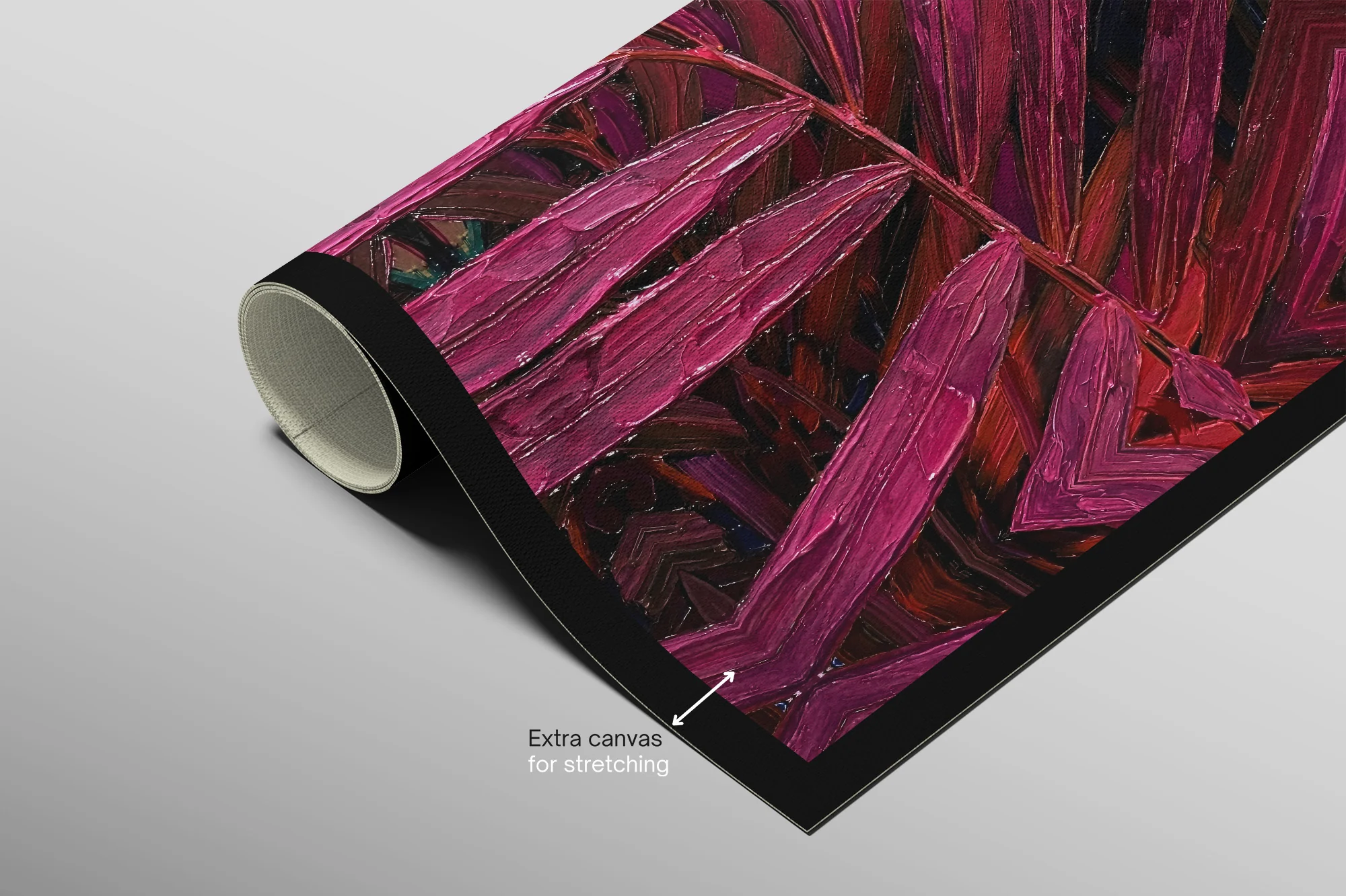 Magenta Midnight Frond — A Sculpted Pulse of Tropical Velvet - Image 9
