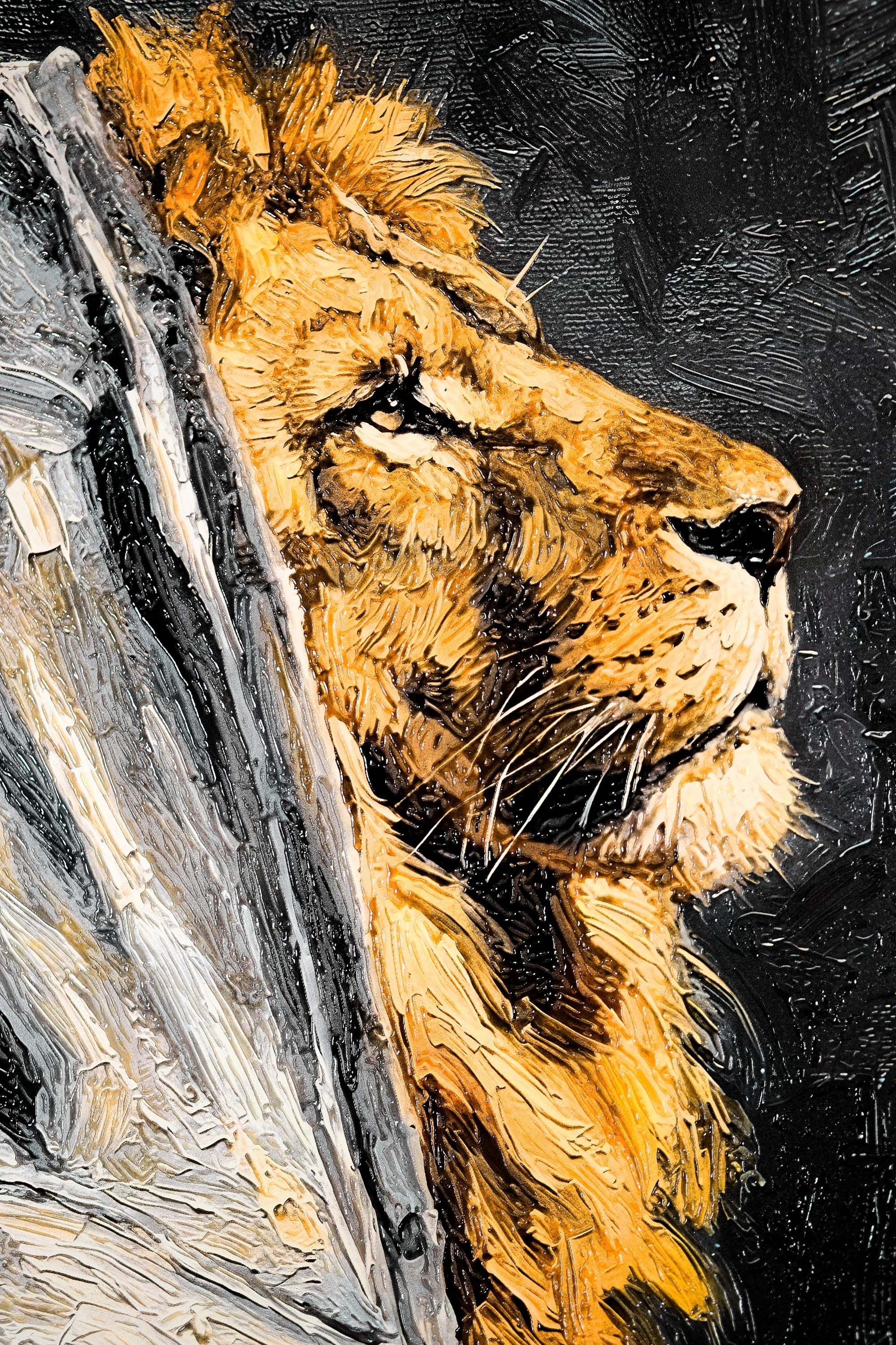 Majestic Urban Monarch — A 3D Impasto Portrait of Street Royalty - Image 12