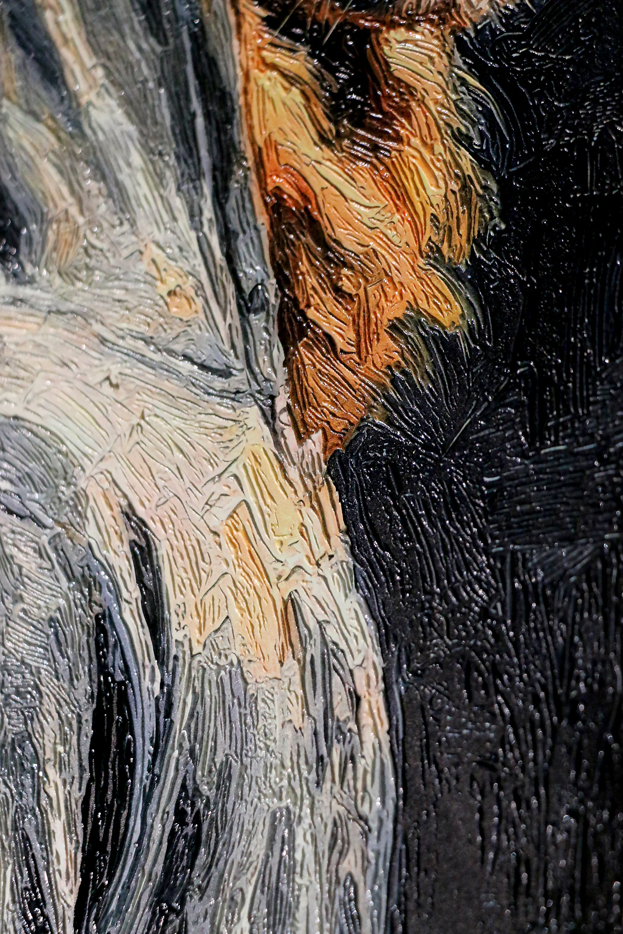 Majestic Urban Monarch — A 3D Impasto Portrait of Street Royalty - Image 3
