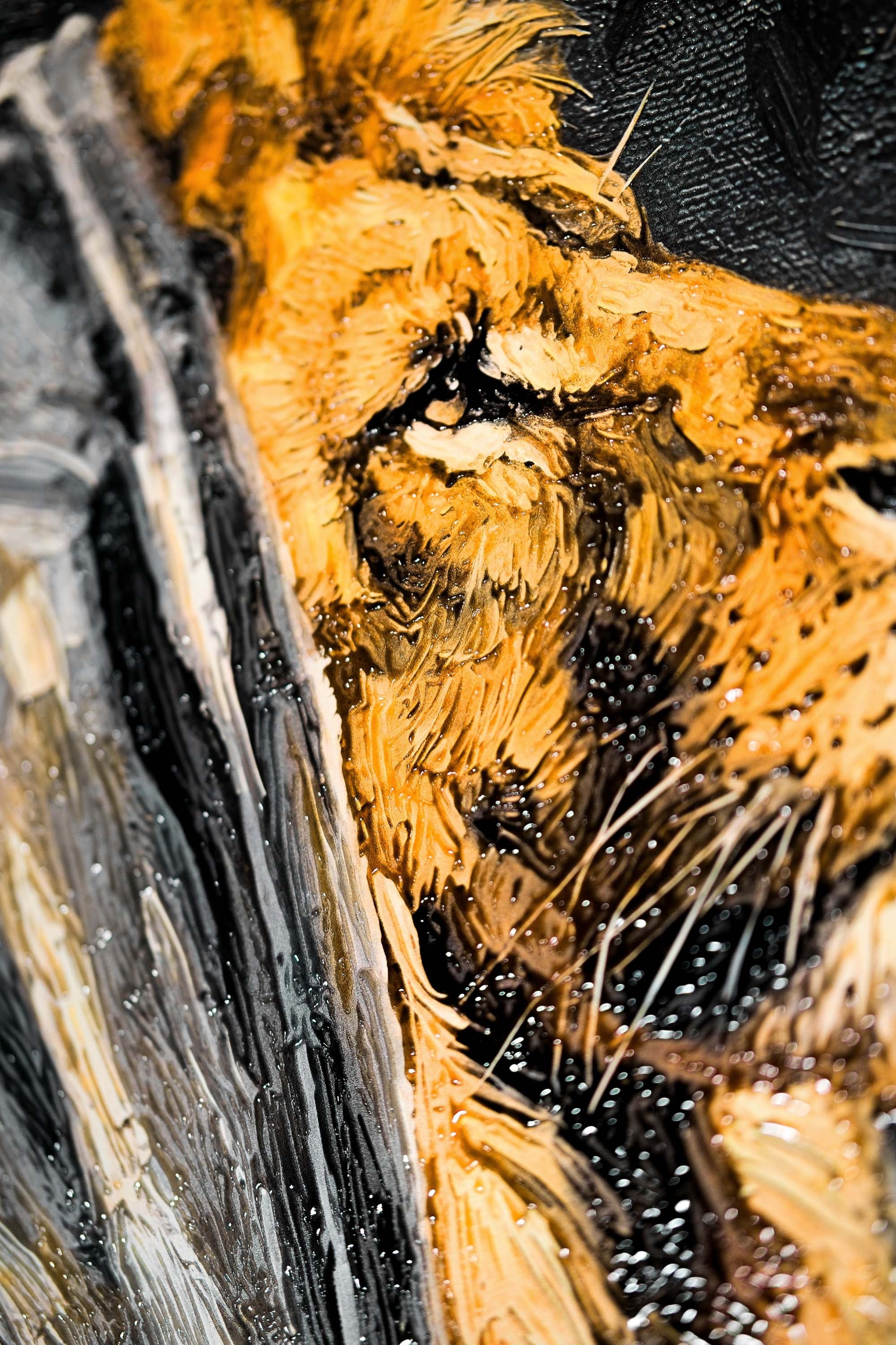 Majestic Urban Monarch — A 3D Impasto Portrait of Street Royalty - Image 8