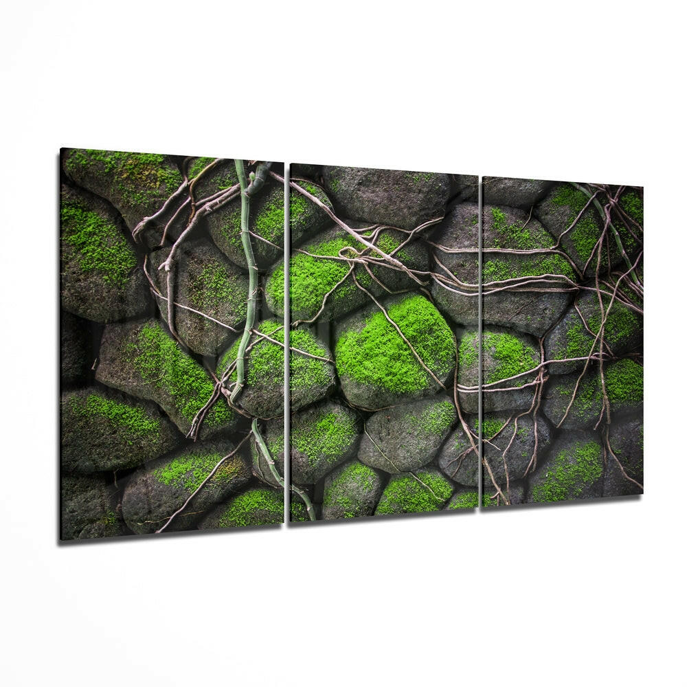 Mossy Stones Mega Glass Wall Art - Image 2