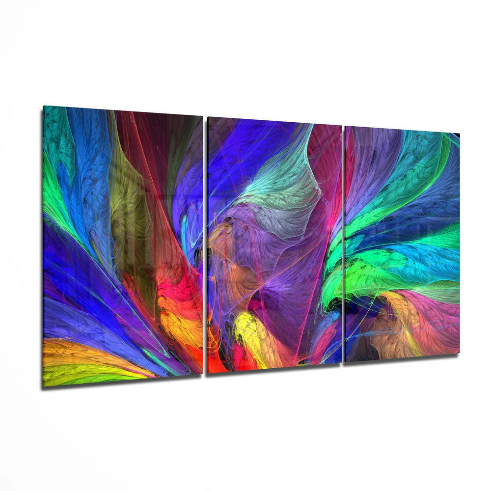 Dance of Colors Mega Glass Wall Art - Image 2