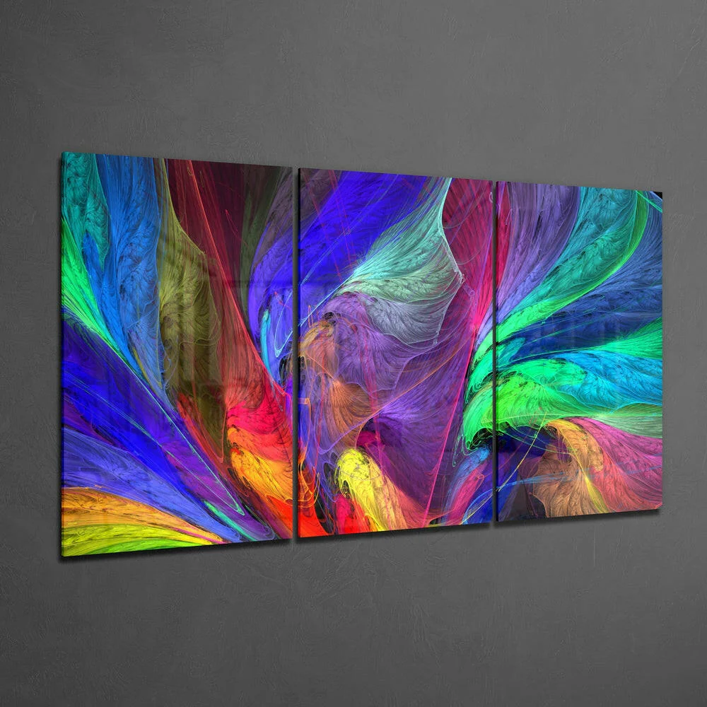 Dance of Colors Mega Glass Wall Art - Image 3
