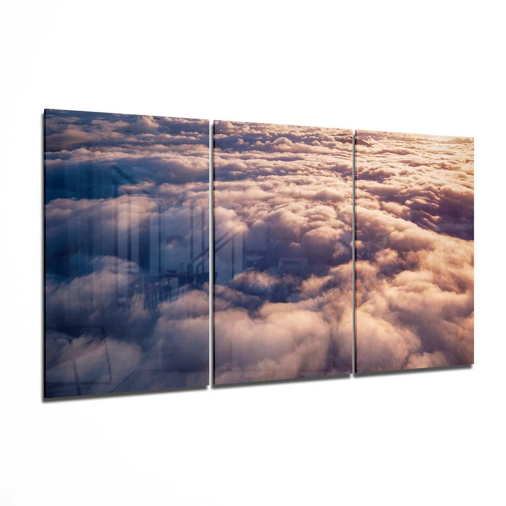 Mega Glass Wall Art Above The Clouds - Image 2