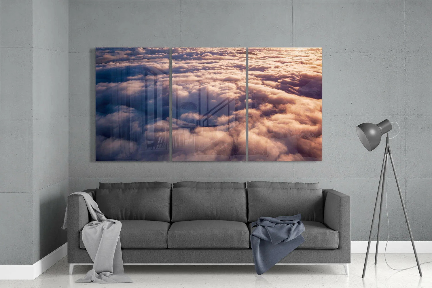 Mega Glass Wall Art Above The Clouds - Image 4