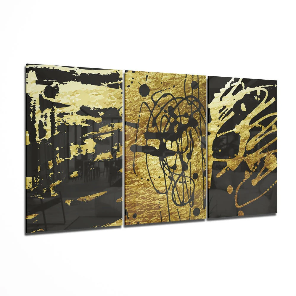 Abstract Doodles Mega Glass Wall Art - Image 2