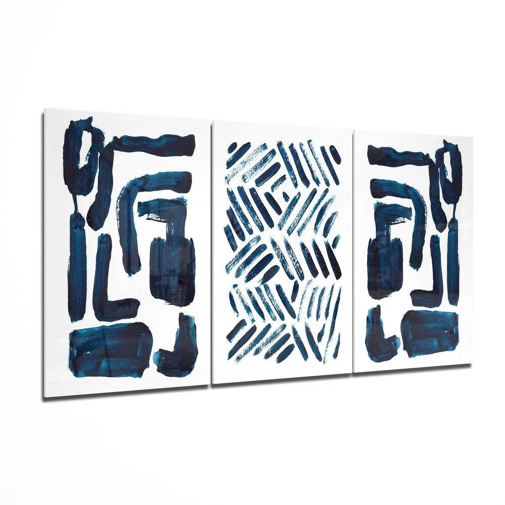 Scandinavian Lines Mega Glass Wall Art