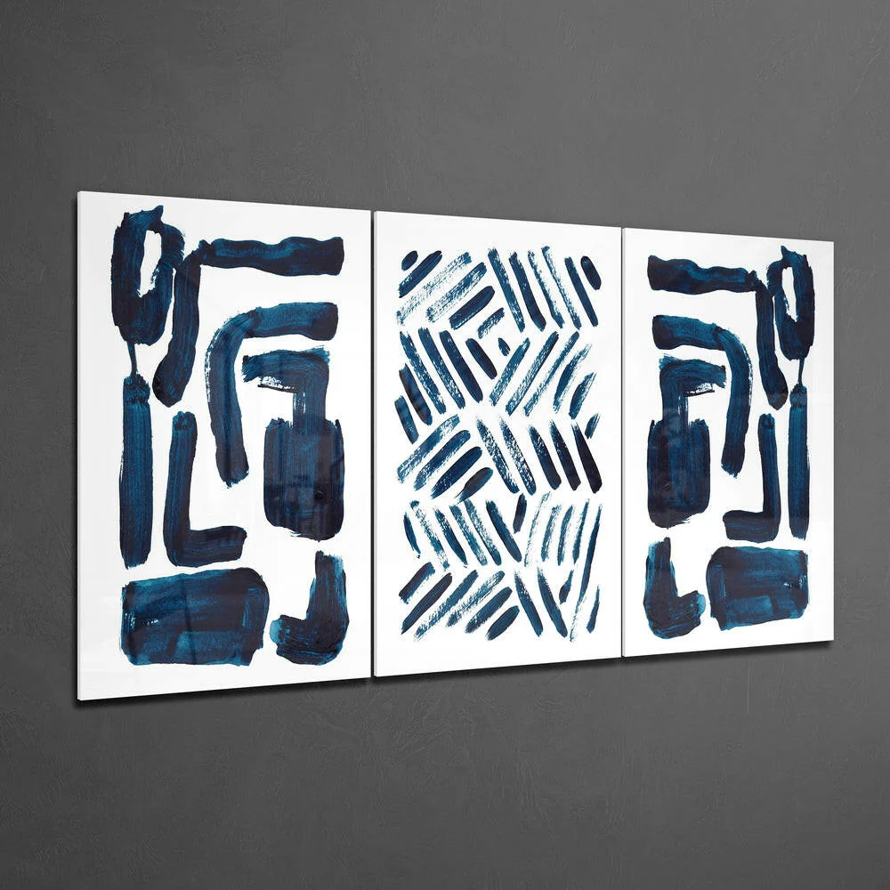 Scandinavian Lines Mega Glass Wall Art - Image 2