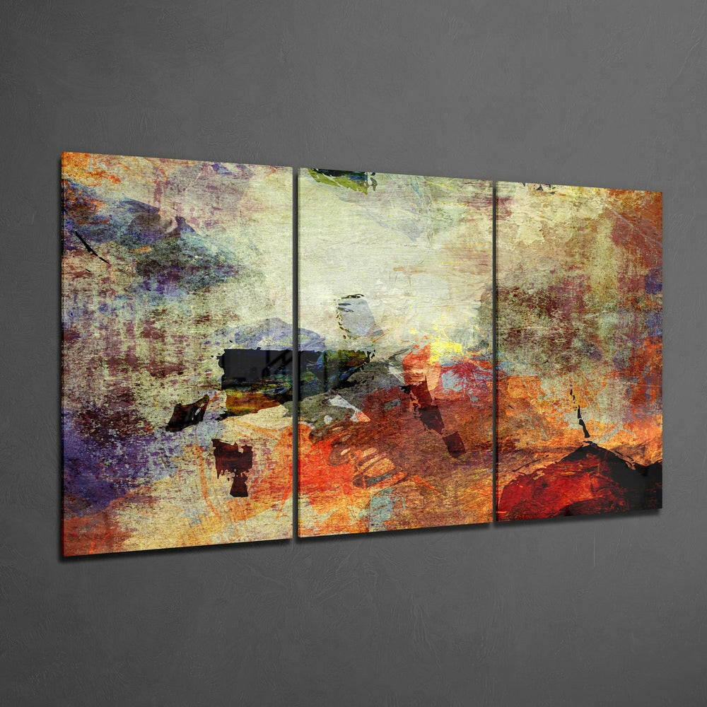 Abstract Colors Mega Glass Wall Art - Image 2