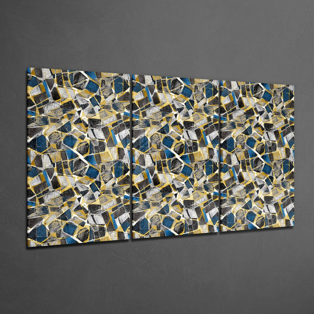 Colored Shapes Glass Wall Art - Image 2