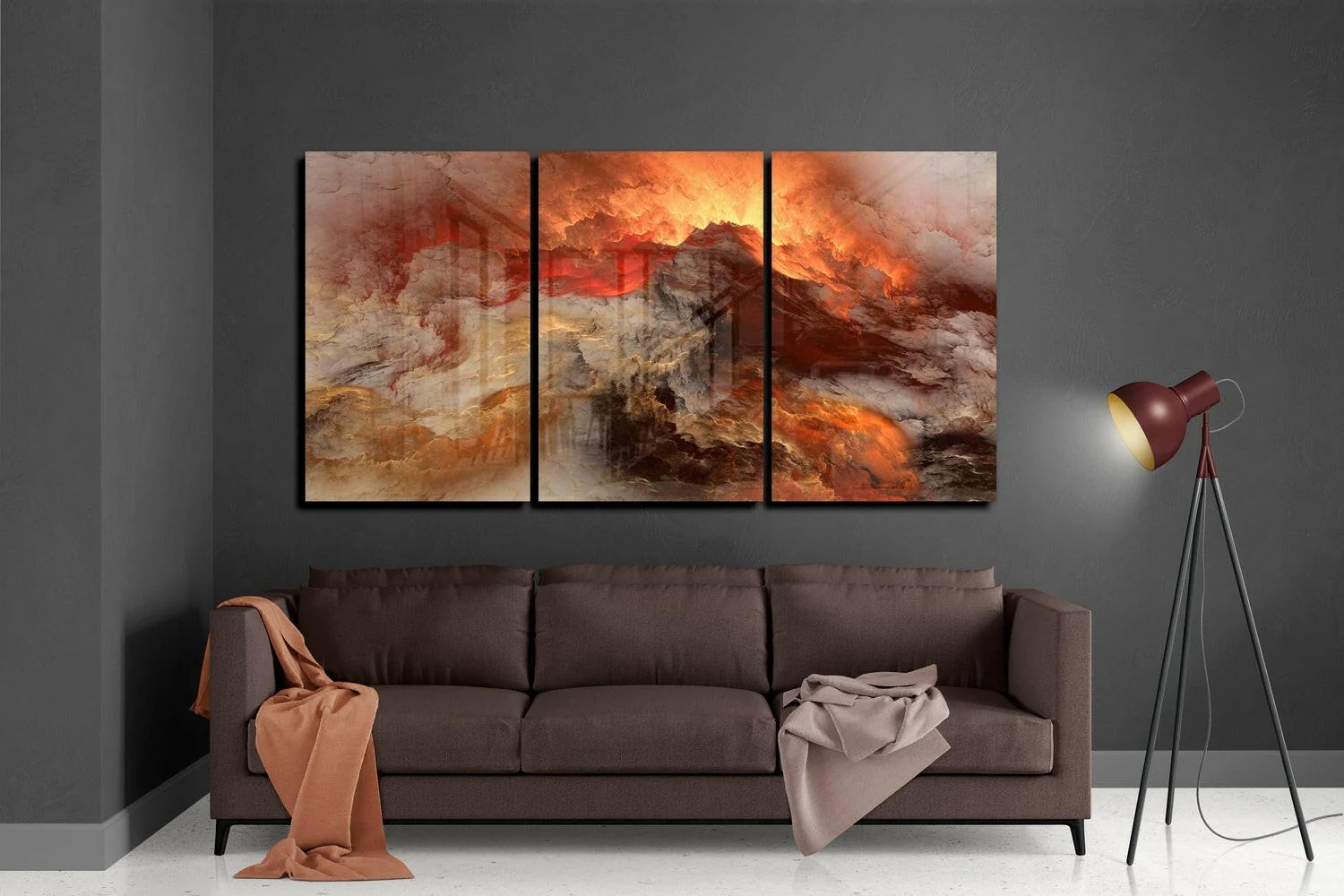 Volcano Mega Glass Wall Art - Image 3