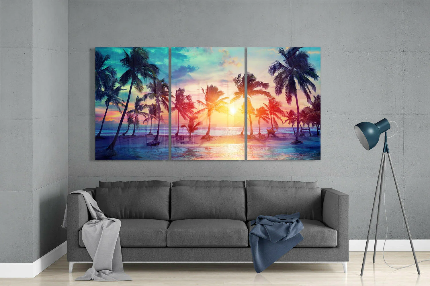 Palm Glass Wall Art - Image 3