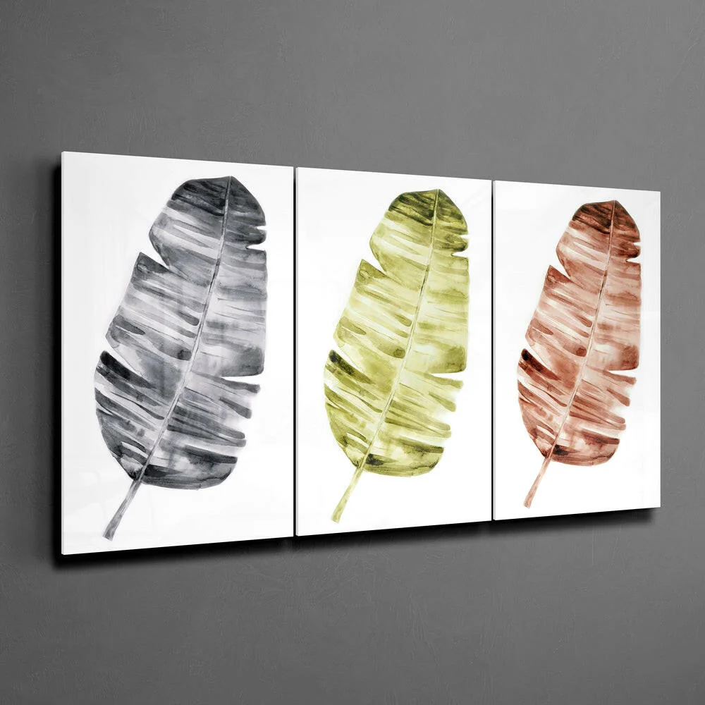 Leaves Mega Glass Wall Art - Image 2