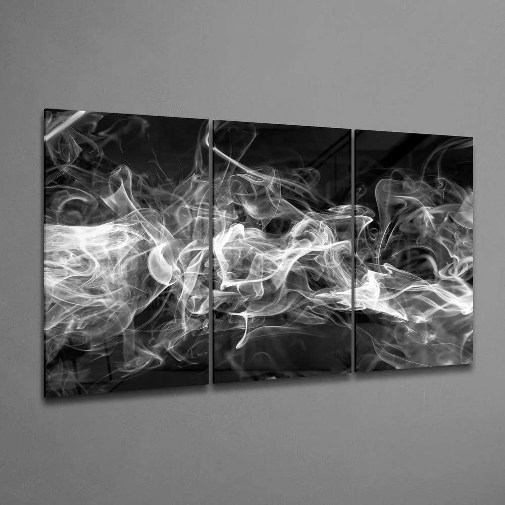 Smoke Mega Glass Wall Art - Image 2
