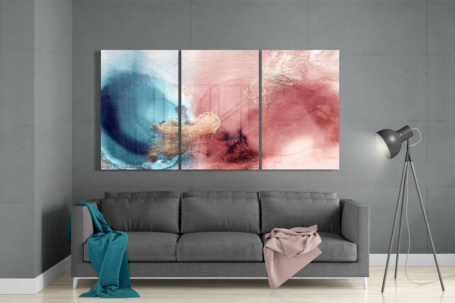 Soft Colors Mega Glass Wall Art - Image 3