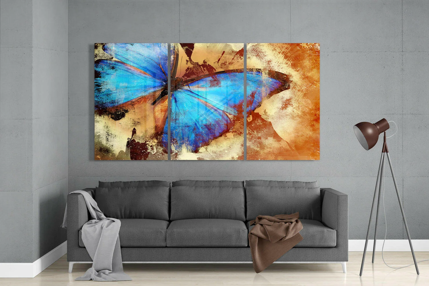 Butterfly Glass Wall Art - Image 3