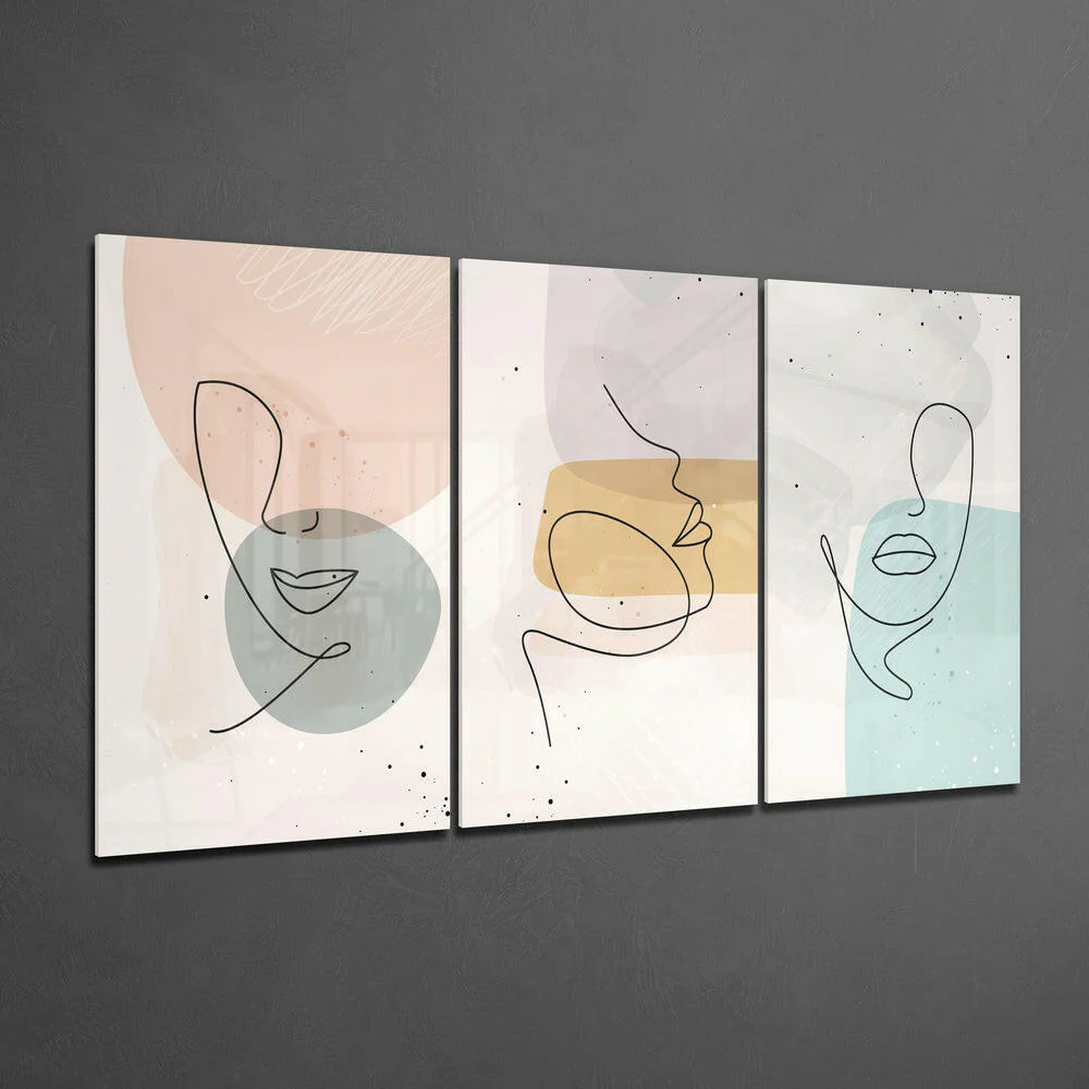 Abstract Shapes 7 Glass Wall Arts - Image 2