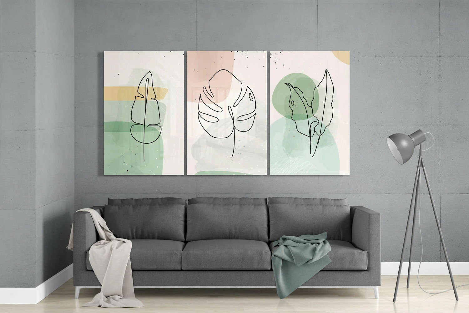 Abstract Shapes 8 Glass Wall Arts - Image 3