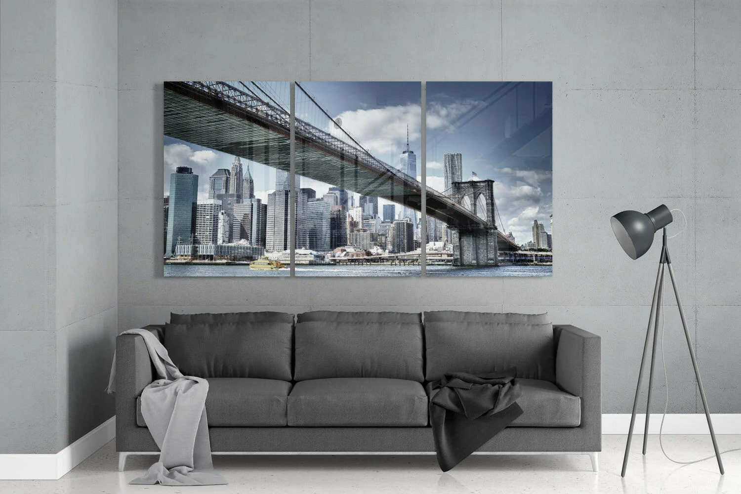 Manhattan Glass Wall Art - Image 3