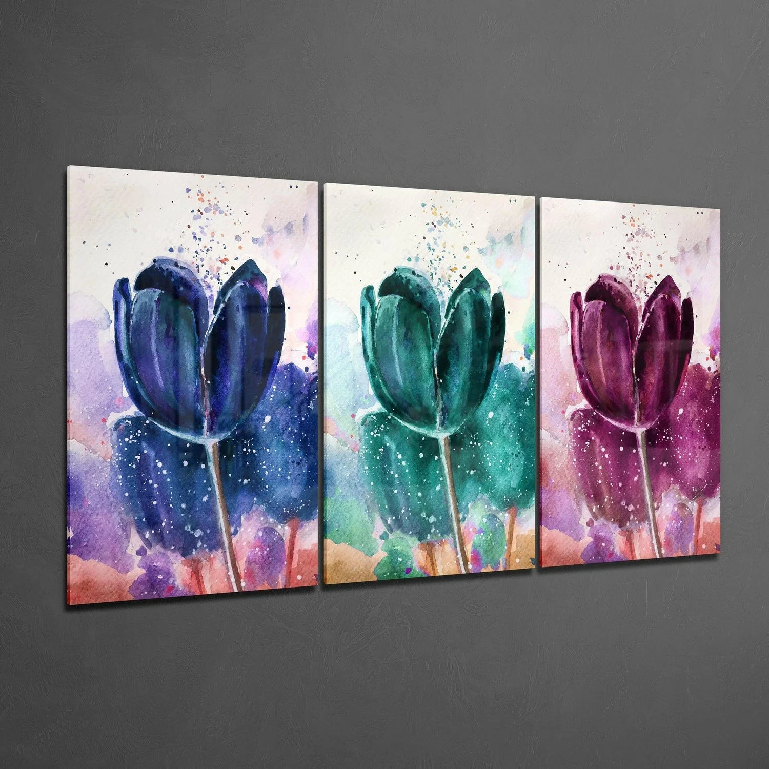 Tulips Glass Wall Art - Image 2