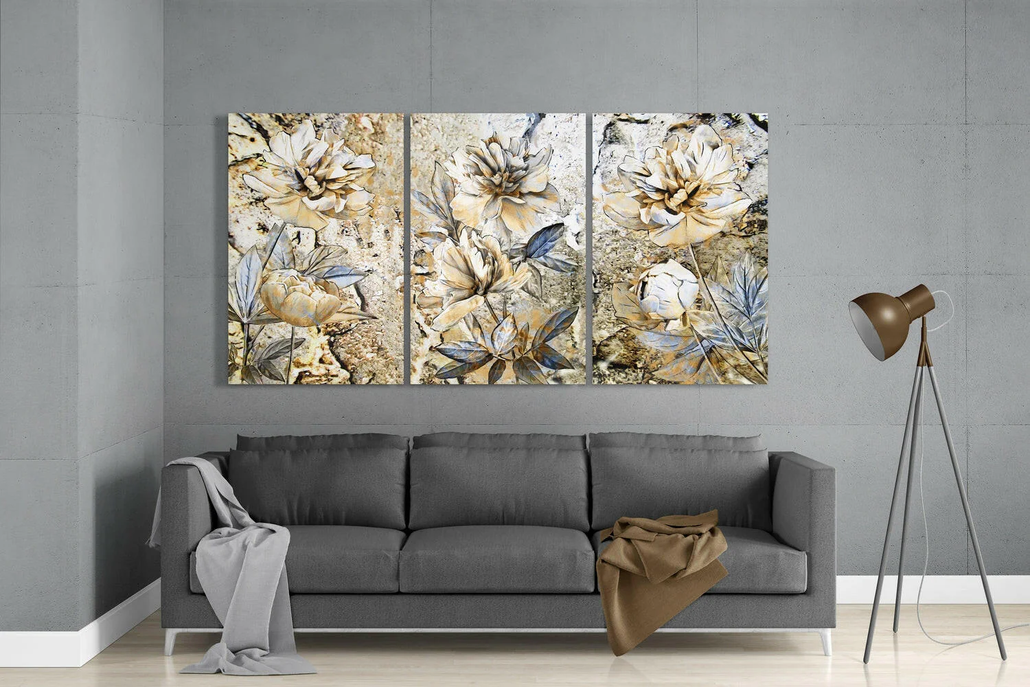 Flowers Glass Wall Art - Image 3