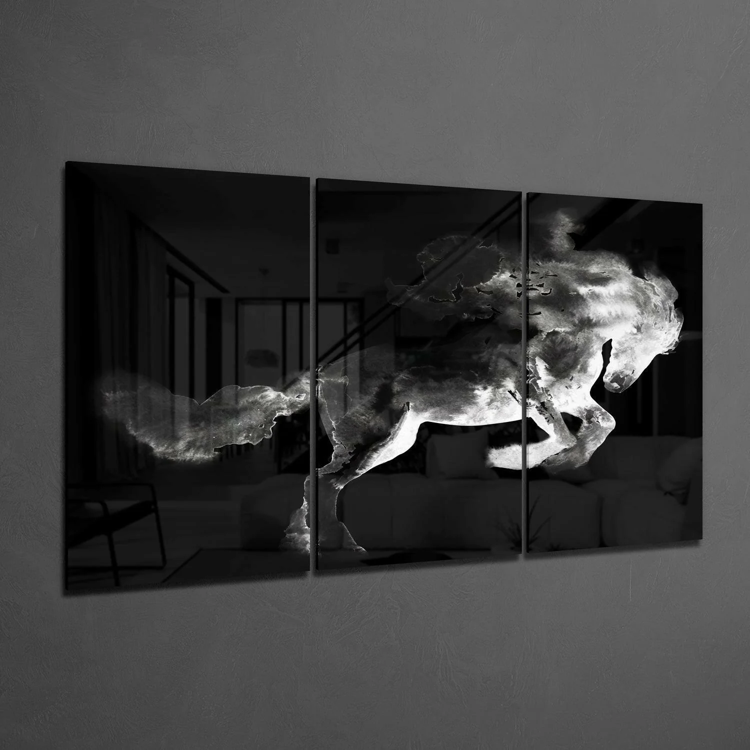 Horse Glass Wall Art - Image 2